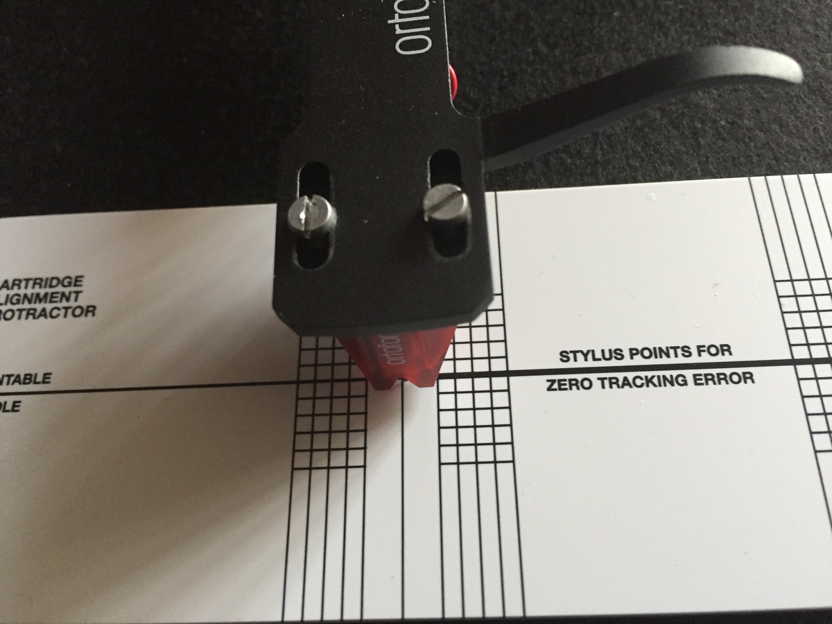 Ablesen der Ortofon Schablone - Newbiefragen zum Tonarm / Tonabnehmer