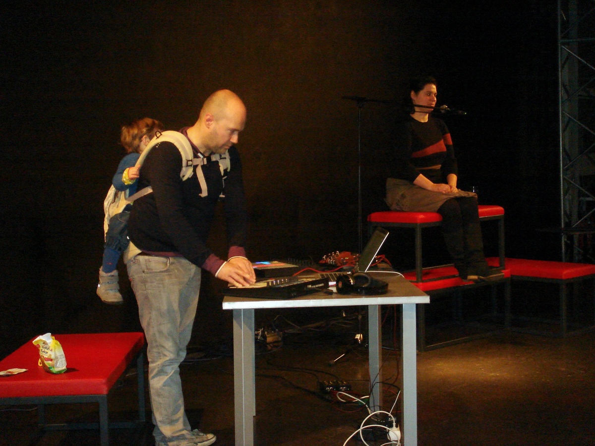 Soundcheck für das Konzert von Fu Acune in Aachen