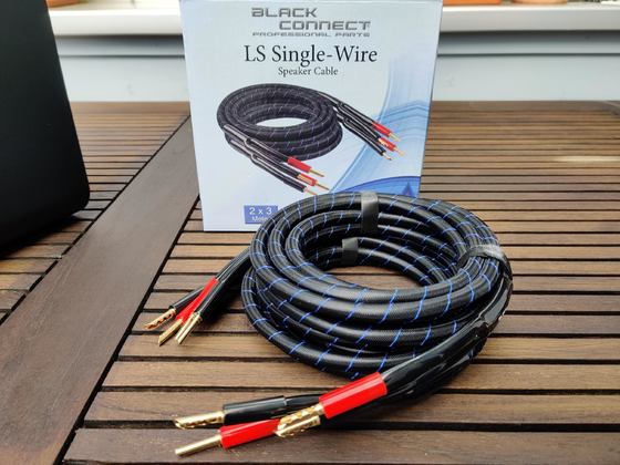 Black Connect 2x3m LS-Kabel