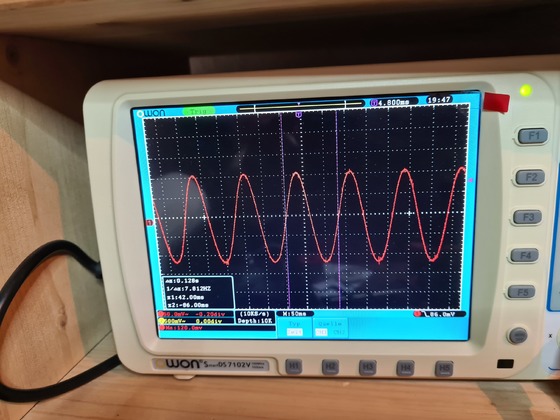 Frequenz an Antenne