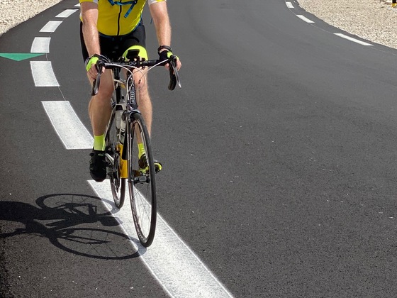 Mont Ventoux kurz vor dem Gipfel