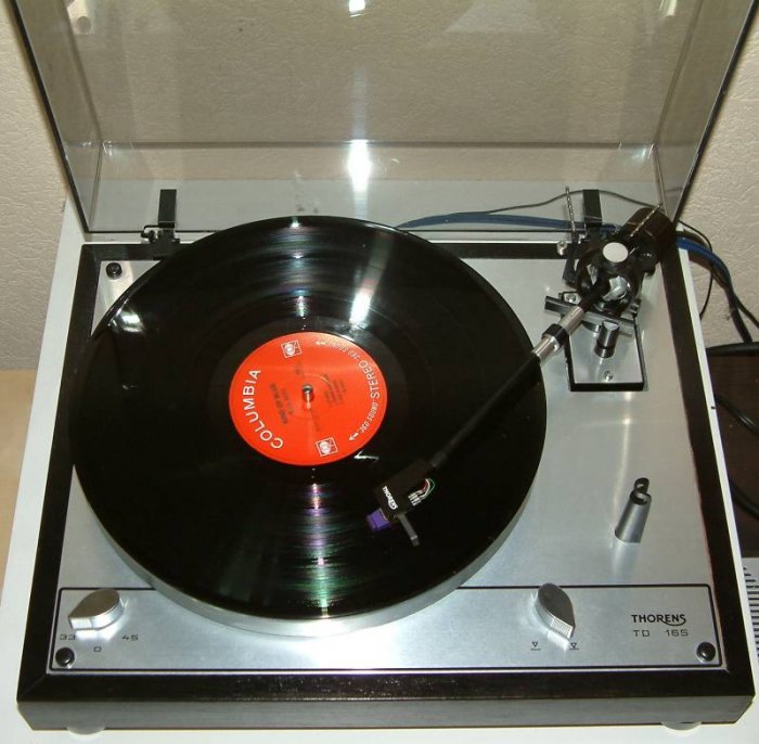 Thorens TD 165 MK2 in neuer Zarge