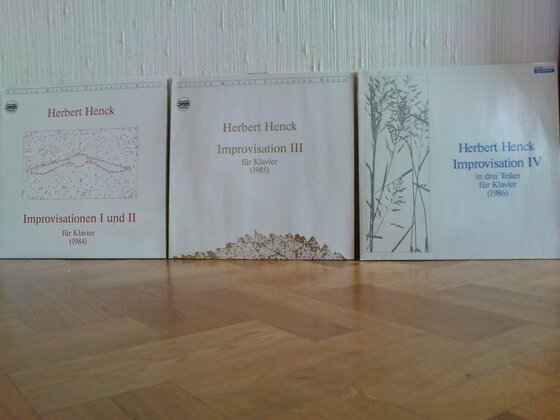 Improvisations-LPs von Herbert Henck