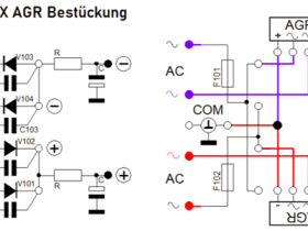 Verdrahtung Aktive Gleichrichtung im Lehmann PWX Netzteil