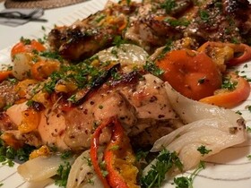 Hähnchen mit Clementinen und Fenchel