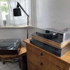 Thorens TD1600 neben Dr. Feickert Venti