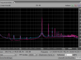 1 kHz-Sinus Holzspikes