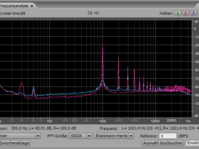 1 kHz-Sinus FPH, verklebt