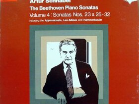 Cover Beethoven-Sonaten mit Artur Schnabel