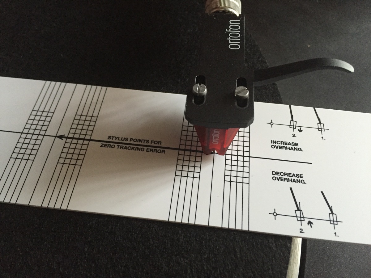 Ablesen der Ortofon Schablone - Newbiefragen zum Tonarm / Tonabnehmer