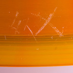 Zerkratztes Vinyl direkt aus der Packung